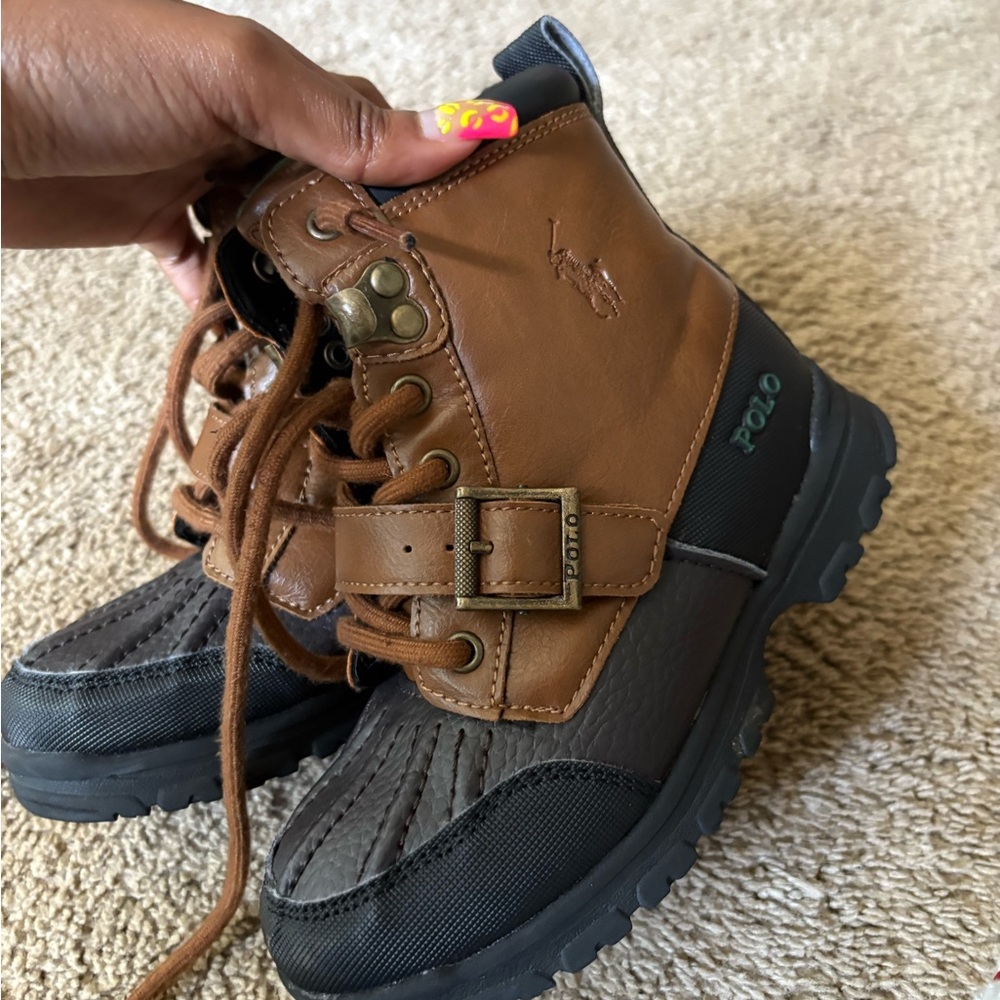 Polo by Ralph Lauren Brown and Black Outdoor Boots